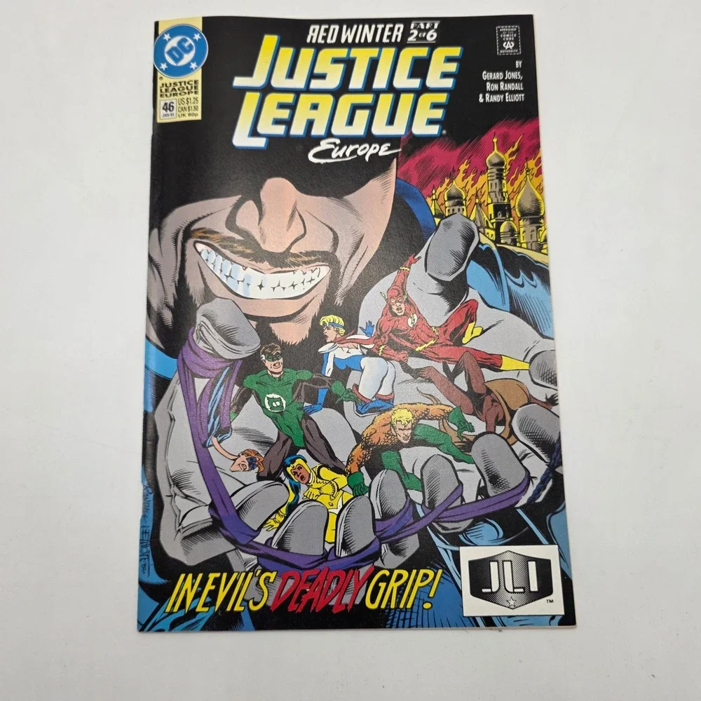 DC Justice League Europe 46 Red Winter Part 2 Flash Green Lantern Aquaman 1993